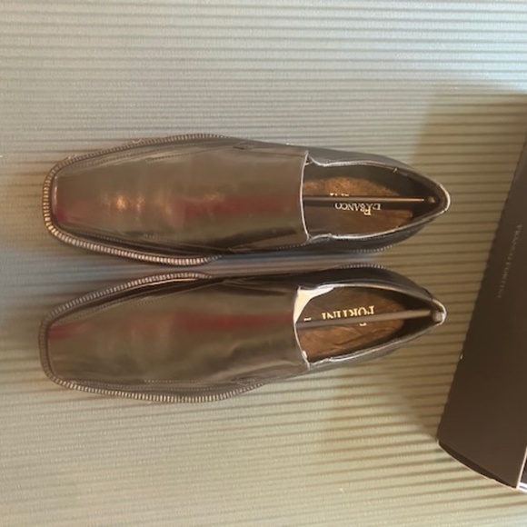 Franco Fortini Mens Black Dress Shoes size 10 - Picture 5 of 7